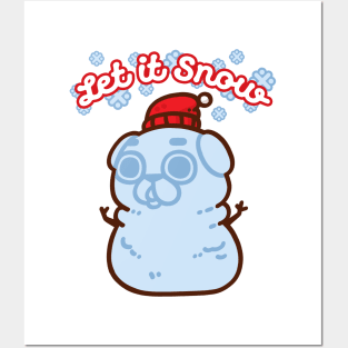 Snow Puglie Posters and Art